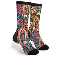 Virgin Mary Religious Novelty Socks For Women & Men One Size - Gifts