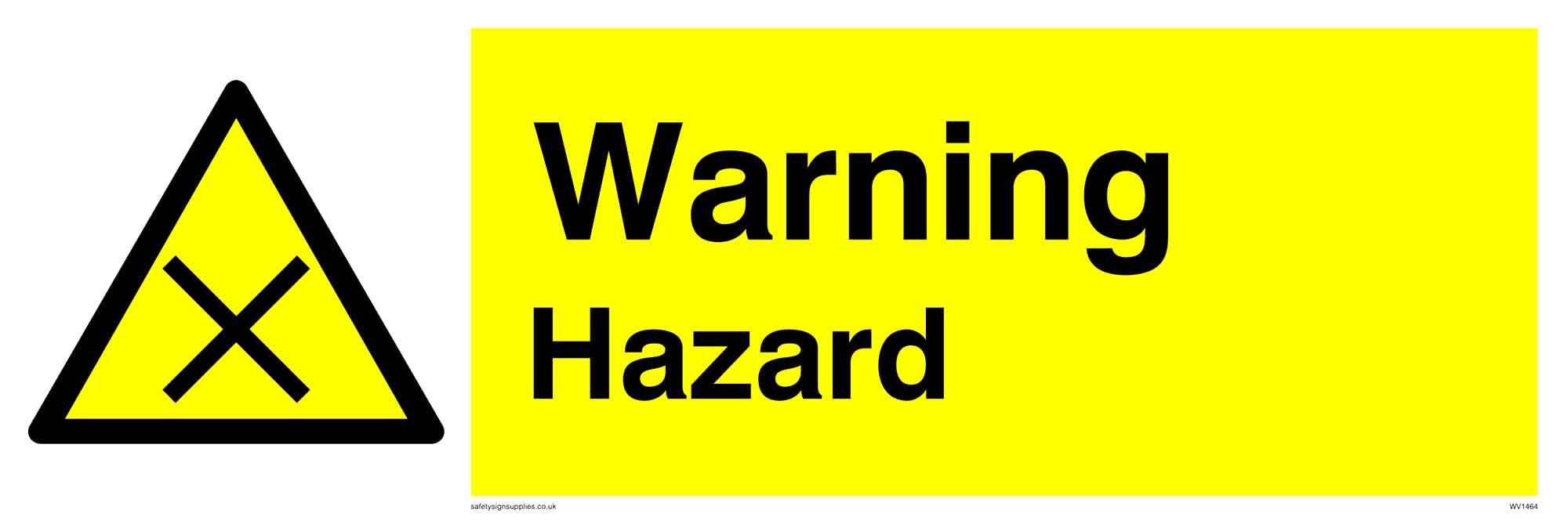 Pack of five - Warning Hazard Sign - 300x100mm - L31