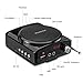 XIAOKOA Voice Amplifier Rechargeable1800mAh with Headset Microphone Mini Portable Loudspeaker Megaphone for Tour Guides, Teachers, Coaches, Presentations, Costumes Support FM/MP3/TF/SD Card