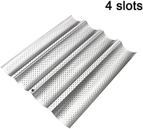 Tenrry 1pc Wave French Bread Baking Tray Non-Stick Baguette Mould Cake Toast Mold Tools
