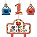 Elmo 1st Birthday Candles 4 count Supplies Elmo Sesame Street Fun to be One!
