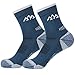 innotree 3 Pack Men's Merino Wool Hiking Socks, Full Cushioned Hiking Walking Socks Moisture Wicking Quarter Crew Socks