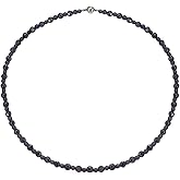 Vyrk Amethyst & Hematite Necklace Healing Crystal Necklace Stress Relief, Balance Magnetic Jewelry Gifts for Men Women