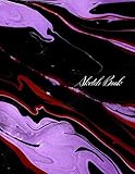 Sketch Book: Notebook for Drawing, Writing, Painting, Sketching or Doodling, 110 Pages, 8.5x11 (Premium Abstract Cover vol.17) by Spark Drawing