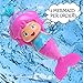 Conquer Baby - Bath Toys for Toddlers Kids Girls - Mermaid Princess Wind Up Tail Flap Floating Water BathTub Toys, Swimming Pool Beach Bathing Time Fun - Random Color 1 Piece