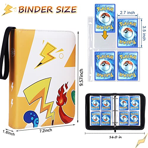 ccg graded cards Amazon.com: Trading Card Binder 4 Pocket,400 Pockets Card Binder for Pokemon  Cards with Zipper,50 Sleeves Card Holder Compatible with Standard Card,Sport  Card,Game Card-Gift for Boy and Girl (4-Pockets, Red) : Toys &