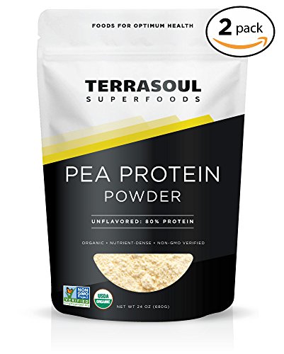Terrasoul Superfoods Organic Pea Protein, 3 Pounds