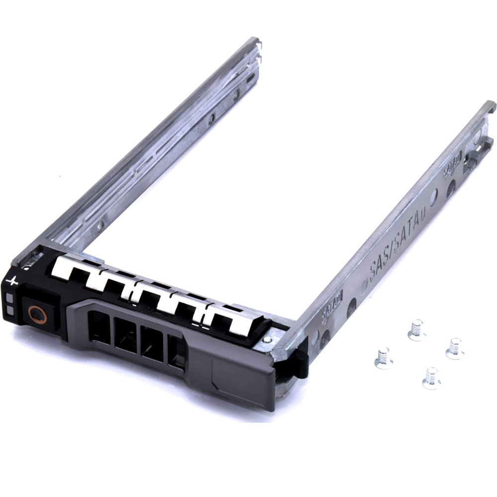 BOWONG 2pcs 2.5 inch SAS/SATA Hard Drive Tray Caddy Compatible for DELL G176J KG7NR R410 R420 R510 R515 R520 R610 R710 R715 R720XD R810 R815 T710 MD1220 R910 1900 1950 2900 2950 6900