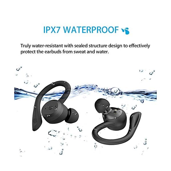 Sport-Ergonomic-Design-Headphones-APEKX-True-Wireless-Bluetooth-50-Sports-Earbuds-IPX7-Waterproof-Stereo-Sound-Built-in-Mic-EarphonesSupporting-Wireless-ChargingBlack Sport Earhook Design Headphones for Running APEKX True Wireless Bluetooth 5.1 IPX7 Waterproof Stereo Sound, Built-in Mic…