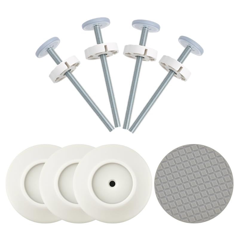 Photo 1 of 12MM Baby Gate Extender Extension, 4 Pack Baby Gate Replacement Parts, M8 Replacement Bolt Part for Child Safety Pressure Mounted Safety Gates with Wall Protector for Stairs Cup Guard