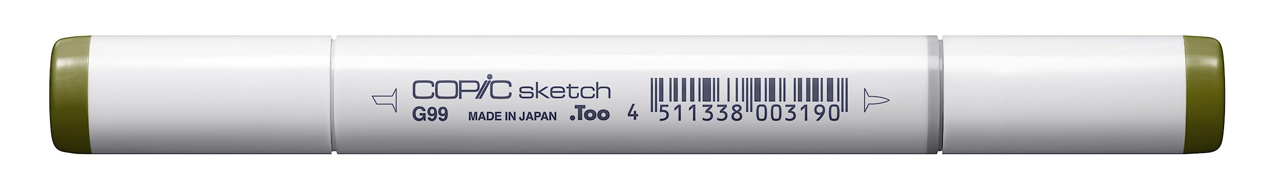 Copic Sketch Coloured Marker Pen - (G-99) Olive, For Art & Crafts, Colouring, Graphics, Highlighter, Design, Anime, Professional & Beginners, Art Supplies & Colouring Books