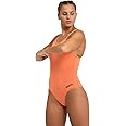ARENA Women's Team Solid Light Drop Back One Piece Athletic, Quick Drying, Chlorine Resistant Swimsuit for Ladies