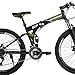 Eurobike Folding Mountain Bike 21 Speed Full Suspension Bicycle 27.5 inch MTB (ArmyGreen)thumb 4