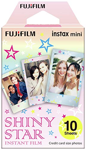 Fujifilm Instax Mini Monopack de 10 Films pour développement instantané Shiny Star