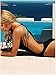 Zelura Sexy-Temptation Women's Resort Halter One-Piece Bikini Black Medium