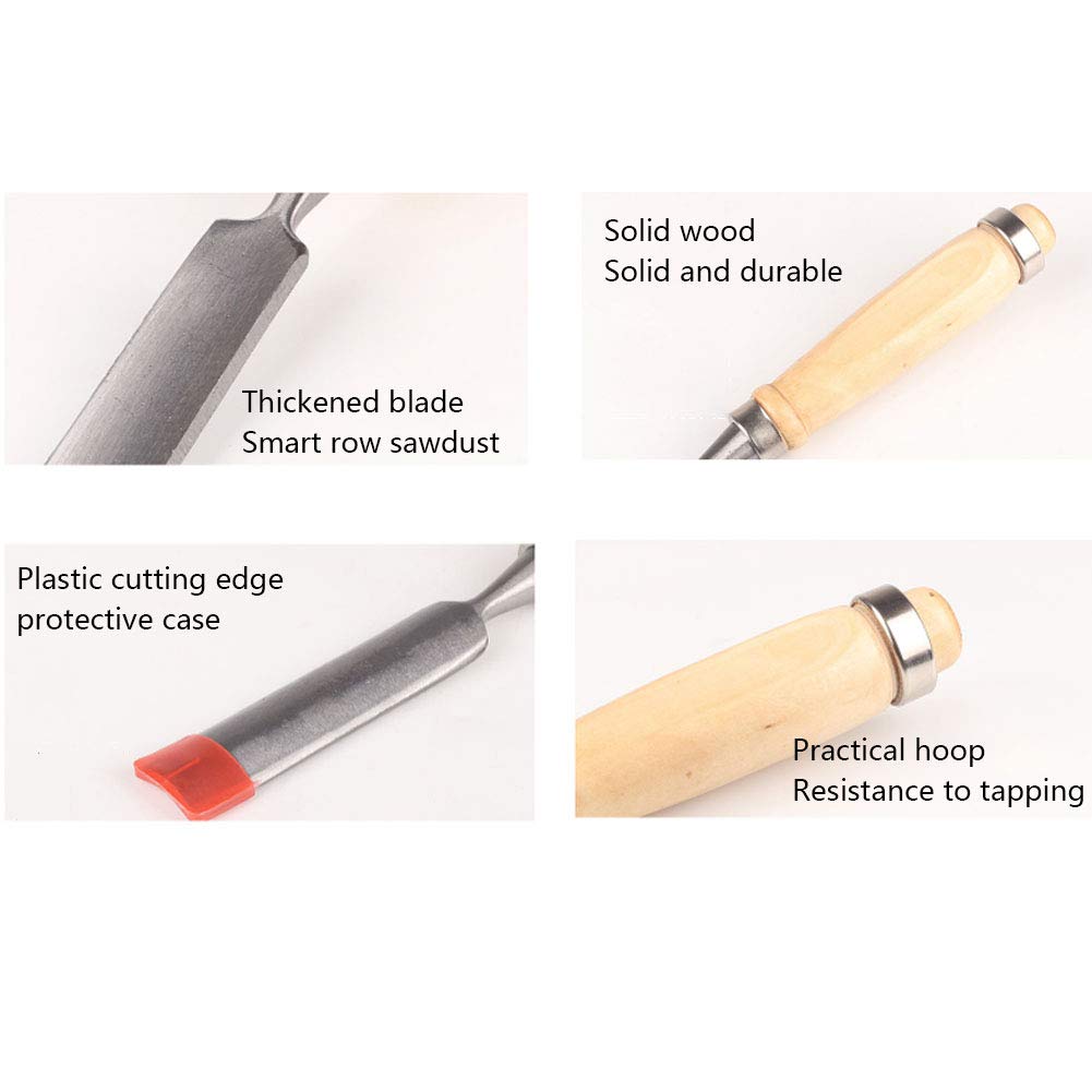 Costura y manualidades Cincel de 4 piezas Cincel de carpintería Cincel