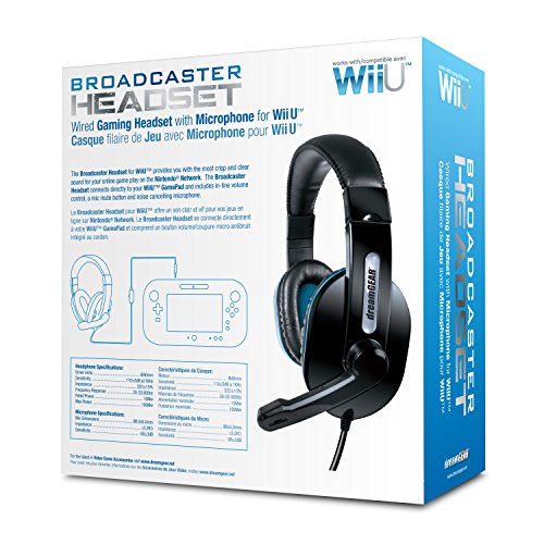 2 dreamGEAR+Nintendo+Wii+U+Broadcaster+Headset