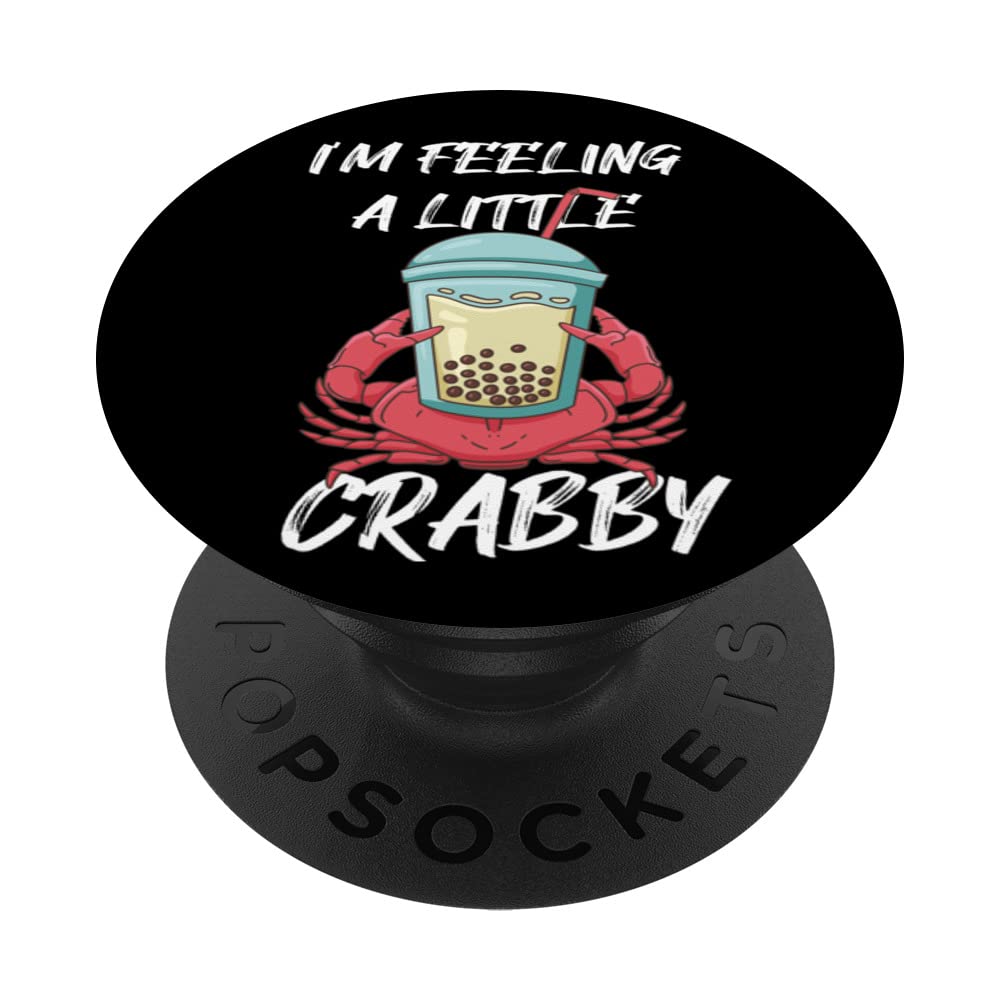 Feeling Crabby Crawfish Funny Crab Lobster PopSockets Swappable PopGrip