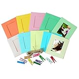 Giani Lode Paper Photo Frame Film Decor Borders for Fujifilm 3 inches Instax mini 8,7S,25,50S,90 Instant Camera Films(10Pcs Set1)