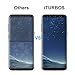 Galaxy S8 Plus Screen Protector [2-Pack], iTURBOS [NEWEST VERSION] [Bubble Free] Full Screen Coverage 3D PET HD Screen Protector Film for Samsung Galaxy S8 Plus.