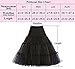 Women's Petticoat Underskirt 50s Vintage Tulle Knee-Length Crinoline Slips
