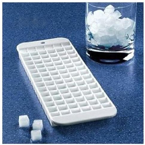 Cubette Mini Ice Cube Trays~Set of 2 White~90 Cubes per Tray