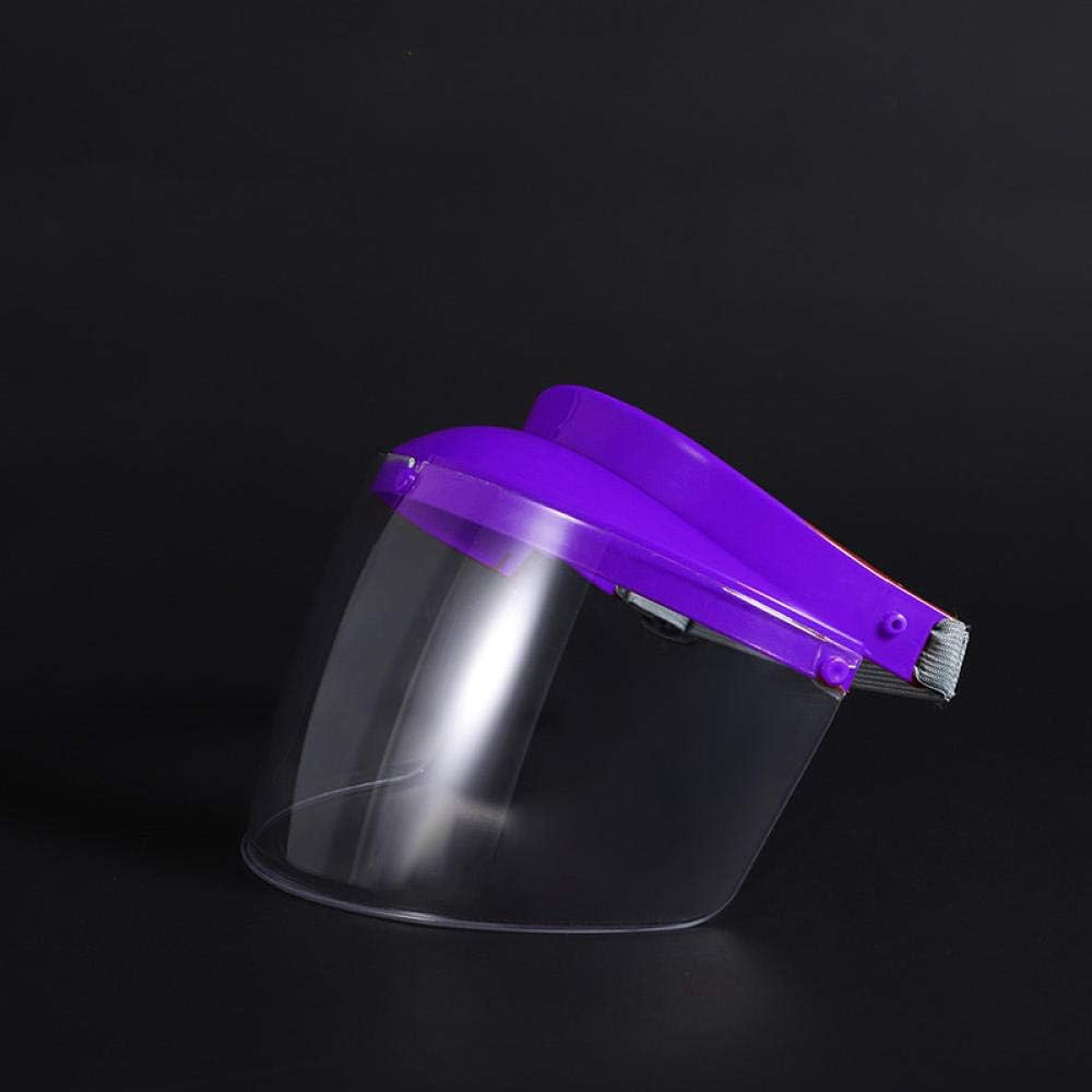 Protective mask anti-fog saliva transparent full mask anti-cooking oil spray artifact full face cover raincoat set.