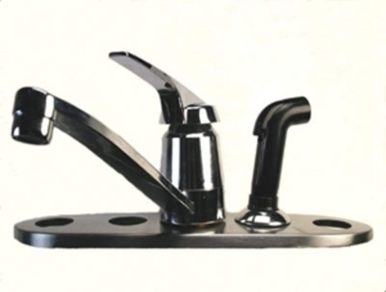 American Standard Fiesta Triple Bowl Faucet Touch On Kitchen