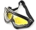 CS Windproof UV400 Snowmobile Bicycle Bike Motorcycle Ski Goggle Protective Glasses (Yellow)