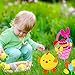 Supla 12 Pcs Assorted Easter Yard Signs Easter Yard Garden Stakes Bunny Chick Easter Egg Basket Tulip Butterfly Lawn Ornaments Yard Art with 14 Pcs Metal Stakes for Easter Spring Outdoor Decorations