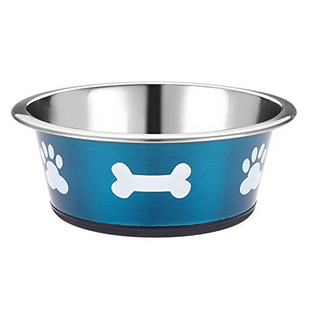 Classic Pet Products Classic Posh Paws Dish, 900 ml, Blue