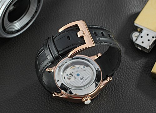 Reloj automático de para hombre con mapa del mundo y movimiento de tourbillon de acero inoxidable - Imagen 4