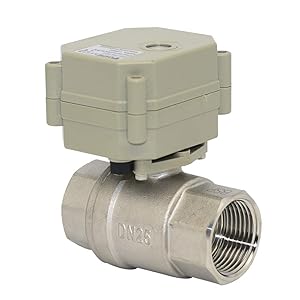 Two Way Staninless Steel 1 Inch,DN25 DC12V Motorized Ball Valve,with Position Indicator,Two-Wires Control