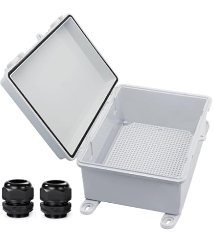 YUKI box♡ Cantex 5133690 Weatherproof Box, 1Gang, 4Inlet, Pvc