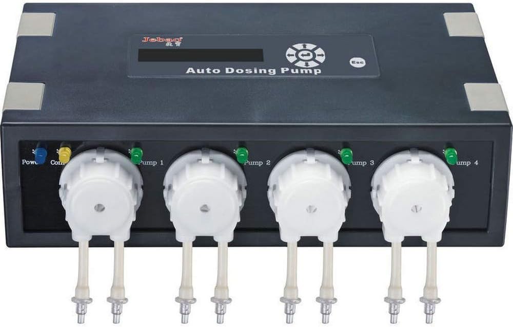 Mottdam Auto Dosing Pump,DP-4 Doser Jebao Auto Dosing Pump Aquarium Reef Marine 4 Channel US Stock