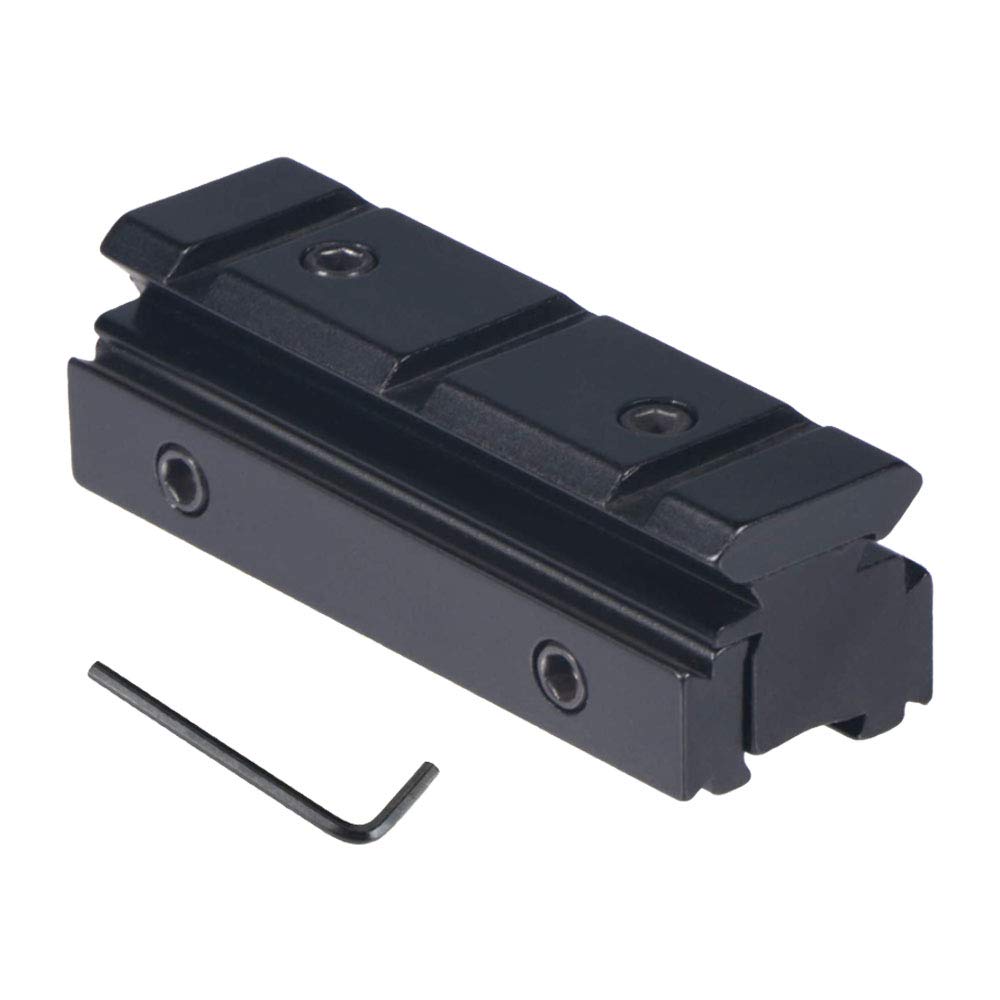 Scope Mount Base Rifle Rail Tactical Scope Riser Rail Base 11mm to 20mm Removable Adapter Bracket for Picatinny/Weaver Rail Mount