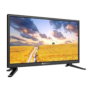 Opticum LCD TV (12V, DVB-S2, DVB-T2, H.265, DVB-C) 24 inch 24″ Travel, zwart