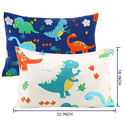 Youth Pillowcase 2 Pack Fit Youth Pillow 16" x22" Toddler Travel