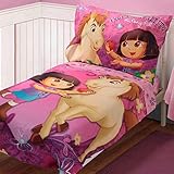 Dora Explorer Toddler Bedding Set Pony Pal Comforter Sheets