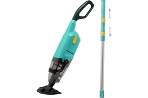 Oxseryn Powerful Handheld Pool Vacuum Cleaner, 60mins Run Time, Cordless Pool Vacuum for Above Ground Pools, Hot Tubs, Spas and Other Small Swimming Pool, Green