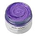 MOFAJANG Hair Color Wax Styling Cream Mud, Temporary Hair Dye Wax, Natural Hairstyle Dye Pomade for Party Cosplay, Halloween, 4.23 OZ, Purple