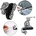 OVOTOR 2PCS Stainless Steel Mounts Clamp Holder Universal LED Work Light Bar A Pillar Hood Mounting Bracket Clamp Holder for Off Road Installed without Drilling