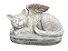 Cat Angel Memorial Marker – Sleeping Angel Devotional Remembrance Marker (Stone)