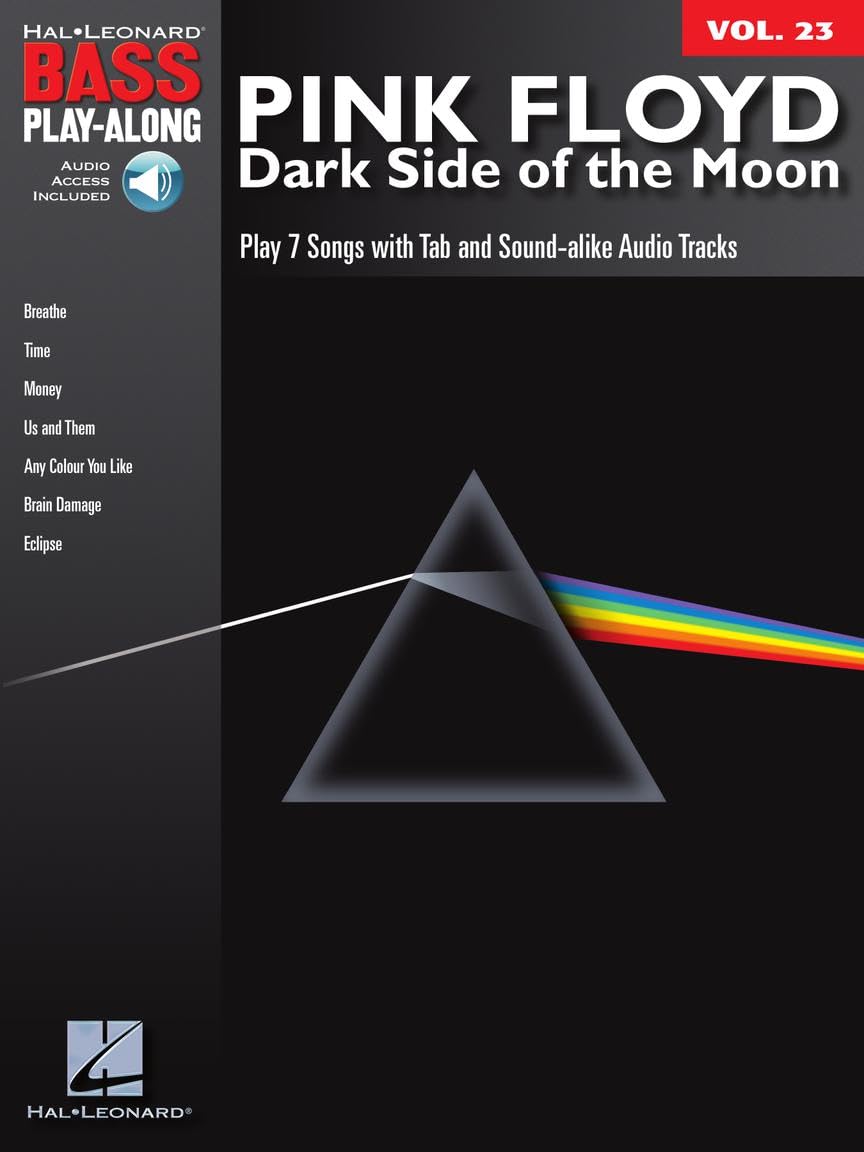 Pink Floyd: Dark Side of the Moon Volume 23 (With Free Enhanced CD) (Hal Leonard Bass Play-Along)