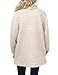 Nlife Women Winter Long Sleeve Sweatshirt Pullover Front Fuzzy Warm Fleece Hoodies Outwear Apricot