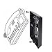 GSDT Telephone Wall Mount Phone Holder Kit, Support Avaya 9500 and 9600 9504 9508 9608 9611 9620 Telephone Corded Wall Landline | Phones for Homes Offices Schools | Does not Support Avaya 9610