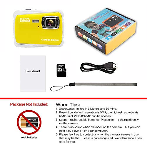 image for L8star Kids Camera Underwater Digital Camera-IP68 Waterproof Toddler C