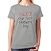 TeeStars - Our First Mother's Day - Mom and Baby Cutest Gift Idea Women T-Shirt