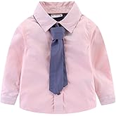 Mud Kingdom Little Boy Dress Shirt Long Sleeve Cute