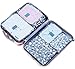 M-jump 6 Set Travel Storage Bags Multi-functional Clothing Sorting Packages,Travel Packing Pouches, Luggage Organizer Pouch (Blue daisy)